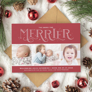 Mer information om Merrier Second Child Birth Noti Meddelande