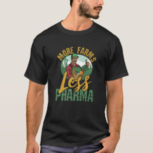 Mer jordbruk mindre än harma för jordbrukare t shirt