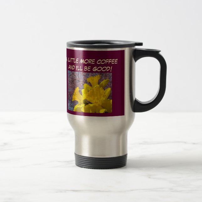 Mer kaffe Jag kommer vara bra resemugg påskliljor (Höger)