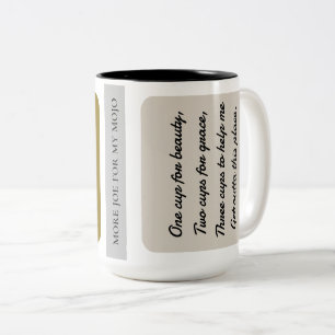 Mer kaffe Mojo Mugg med Wakeup-citat