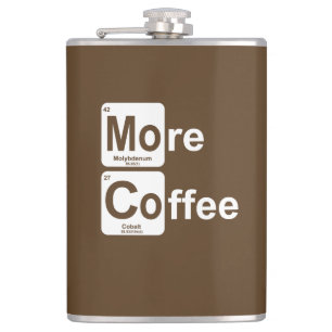 Mer kaffe Periodic Bord Fickplunta