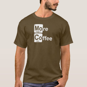Mer kaffe Periodic Bord Tee Shirt
