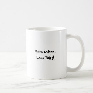 Mer kaffe som mindre är talky kaffemugg