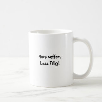 Mer kaffe som mindre är talky kaffemugg