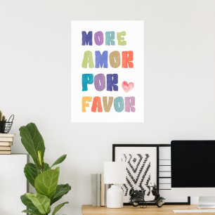 Mer kärlek-fördel poster