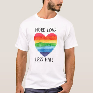 Mer kärlek mindre hatT-tröja T-shirt