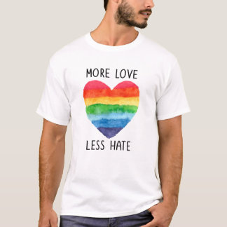 Mer kärlek mindre hatT-tröja T-shirt