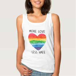Mer Kärlek mindre Tanktop Linne Med Racerback