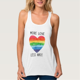 Mer Kärlek mindre Tanktop Linne Med Racerback