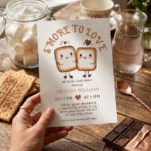 Mer kärlek S'more Kawaii lägereld Baby Shower 