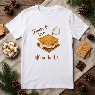 Mer kärlek vintercampning bebisfest för kvinnor t shirt