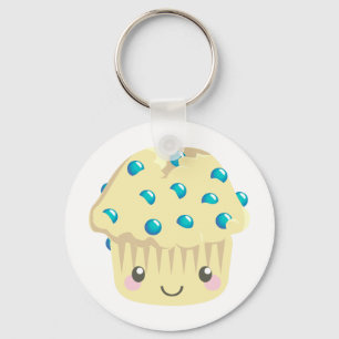 Mer Kawaii muffinansikten Nyckelring
