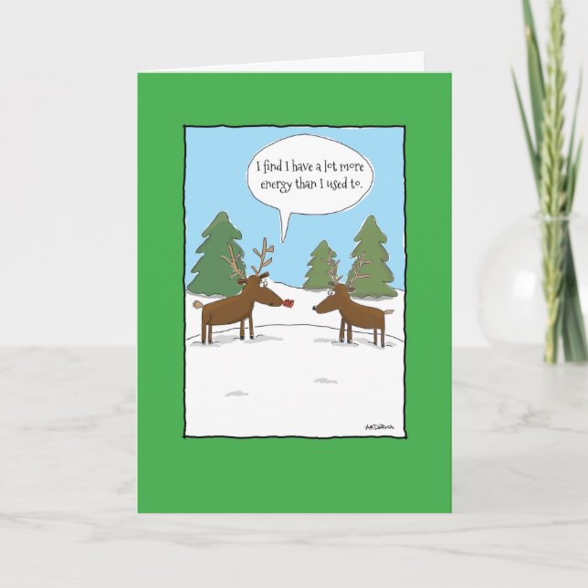 Mer kort för hälsning för energijulskämt (Framsida)
