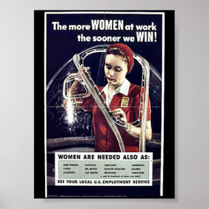 Mer kvinnor på arbete, mer snart segrar vi poster