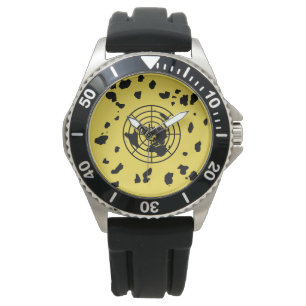 MER LANDAR #GLOBEXITklockan (gul bakgrund) Armbandsur