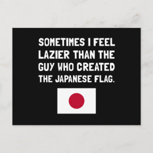 Mer lat japansk flagga vykort