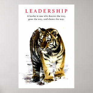 Mer ledarskap Motivering Poster