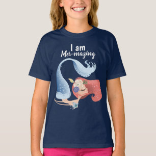 Mer-mazing Girls' HanesTAGLESS® T-shirt
