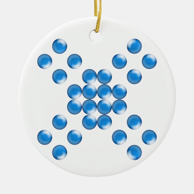 mer mer bröstvårtor julgransprydnad keramik (Framsidan)