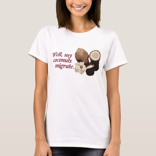 Mer migratory kokosnötter t-shirt (Framsida)