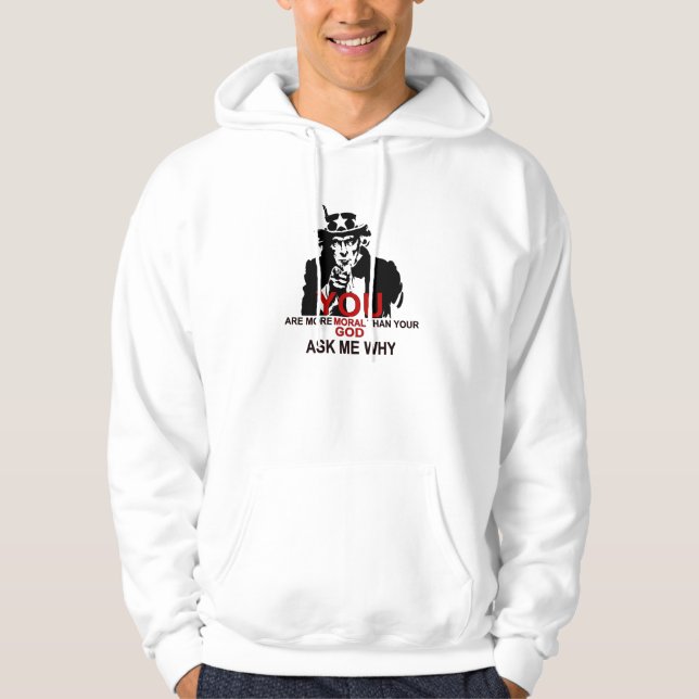 Mer moraliskt hoodie (Framsida)