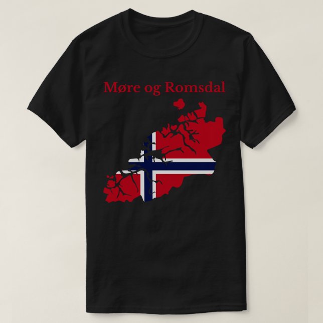 Mer og Romsdal County Norge T Shirt (Design framsida)