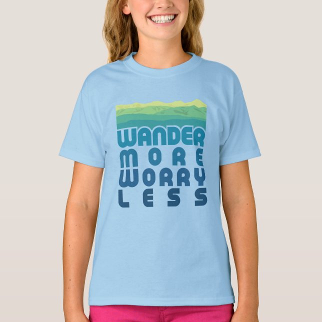 Mer oro - mindre/blå toning T-Shirt (Framsida)
