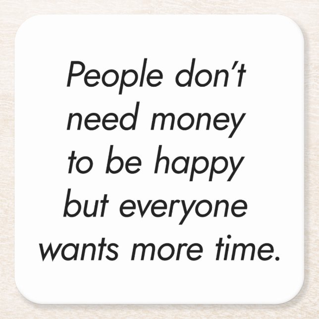 Mer Papper Underlägg Kvadrat (Framsidan)