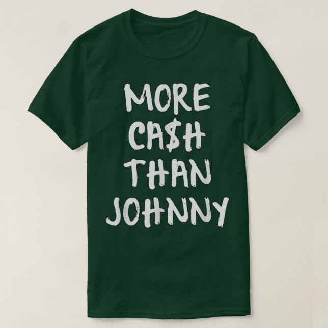 Mer Pengarar än Johnny Funny Music T Shirt (Design framsida)