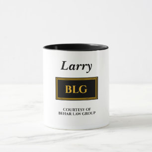 Mer Personlig back/Guld Office Mugg