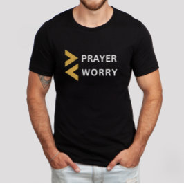 Mer Prayer mindre än mindre ängslig minsta kristna T Shirt