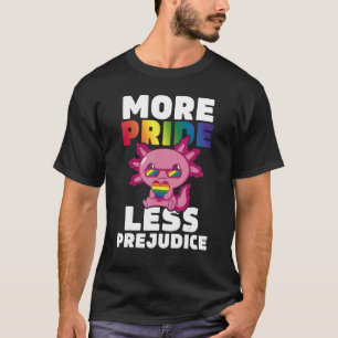 Mer Pride mindre fördomar mot Axolotl HBT Ally Gay T Shirt