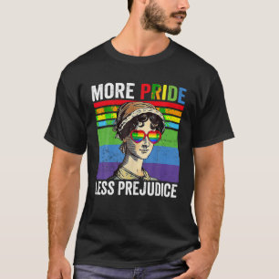 Mer Pride Mindre fördomar mot Gay pride HBT-regnbå T Shirt