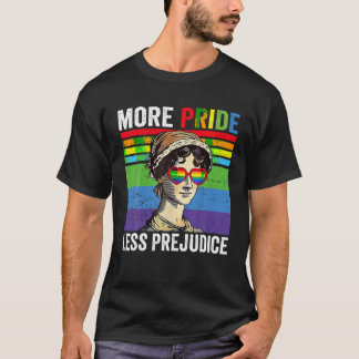 Mer Pride Mindre fördomar mot Gay pride HBT-regnbå T Shirt