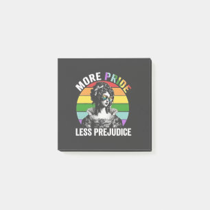 Mer Pride mindre fördomar mot hbt-personer i Gay p Post-it Block