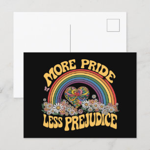 Mer Pride Mindre fördomsfri Pride för återcirkuler Vykort