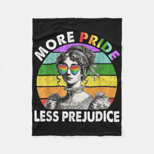 Mer Pride Mindre fördomsfri Pride Månad Lgbtq Gay Fleecefilt