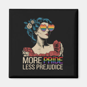 Mer Pride Mindre fördomsfri Pride Månad lgbtq Magnet