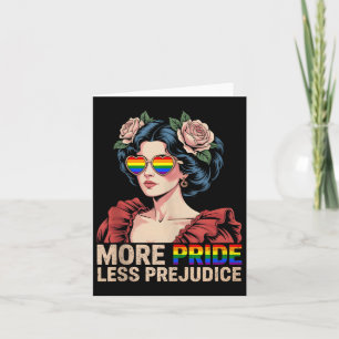 Mer Pride Mindre fördomsfri Pride Månad Lgbtq Vint Kort