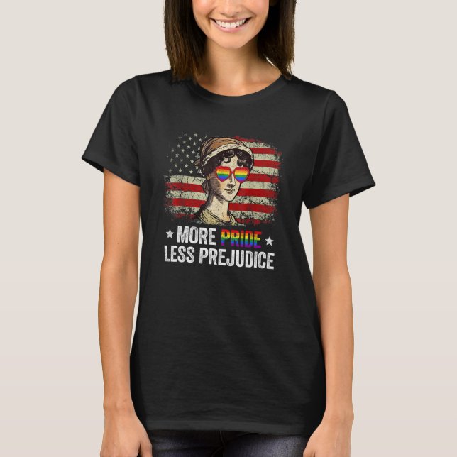 Mer Pride Mindre fördomsfri prissättning för lgbt  T Shirt (Framsida)