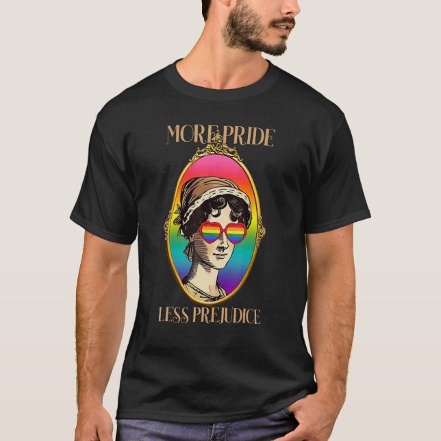 Mer Pride Mindre fördomsfri prissättning för lgbt  T Shirt (Framsida)