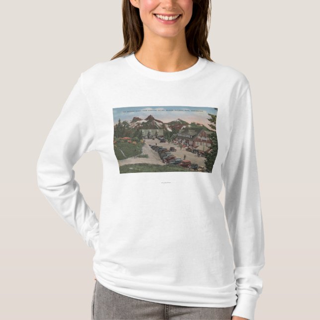Mer regnig nationalpark - Tatoosh Tee (Framsida)