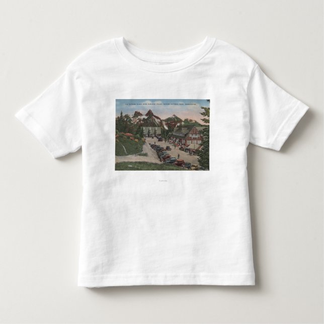 Mer regnig nationalpark - Tatoosh Tee Shirt (Framsida)