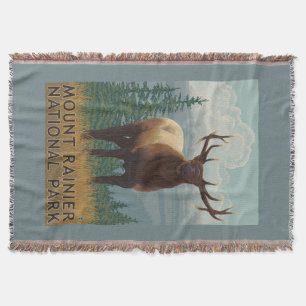 Mer regnig nationalpark, WashingtonElk plats Mysfilt
