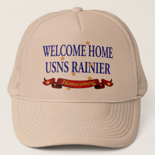 Mer regnig välkomnande hem- USNS Truckerkeps
