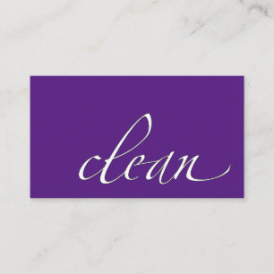 Mer ren ren Housecleaning Visitkort