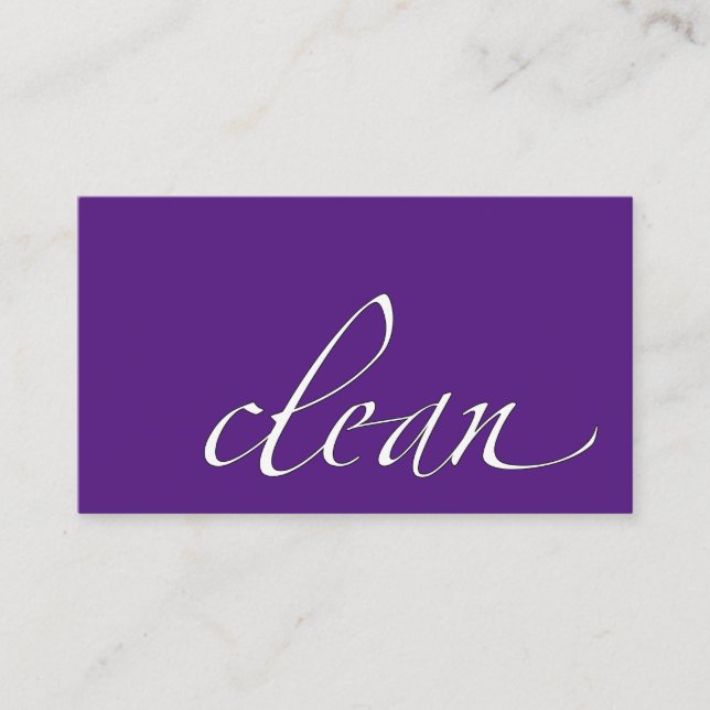 Mer ren ren Housecleaning Visitkort (Framsida)