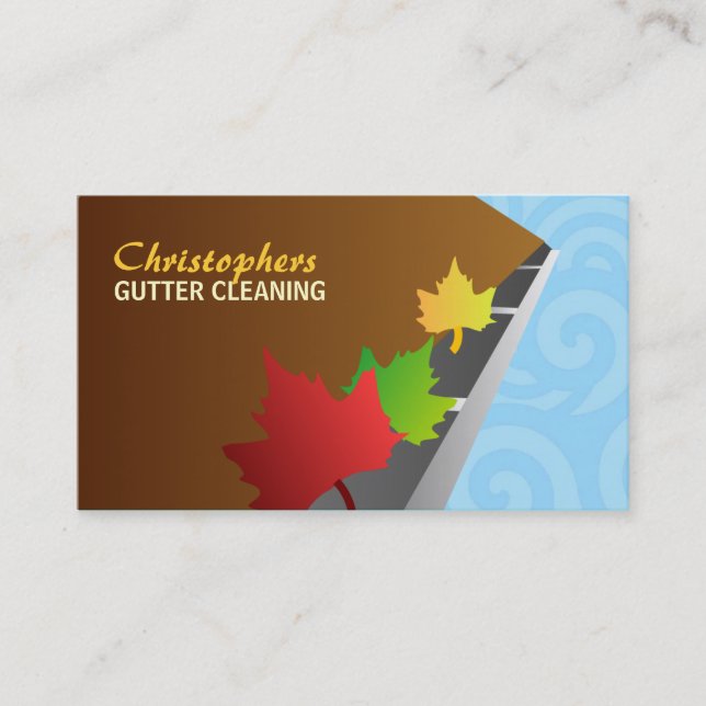 Mer ren visitkortar för avloppsränna visitkort (Framsida)