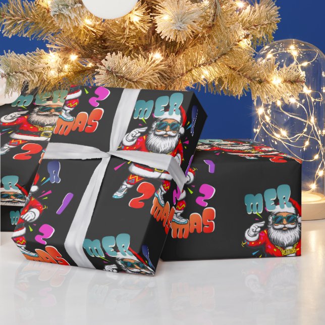 Mer rizz mas - Christmas Rizz funny Santa  Presentpapper (Helgdagar)