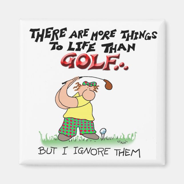 Mer Sak än Golf Magnet (Framsidan)